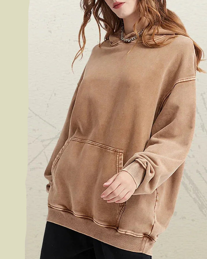 Cotton Loose Retro Thicken Hoodie