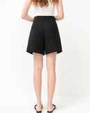 Versatile Linen Blend Classic Casual Shorts