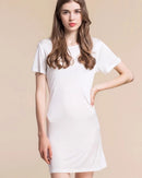 Silk Short-Sleeve Full Slip