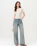 Lightweight Short-Sleeve Knit T-Shirt