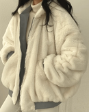 Oversized Double Sided Hooded Jacket