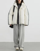 High-Waisted Drawstring Wide-Leg Pants