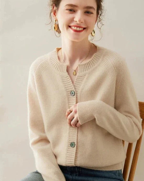 Cashmere Knitted Cardigan