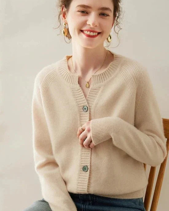 Cashmere Knitted Cardigan