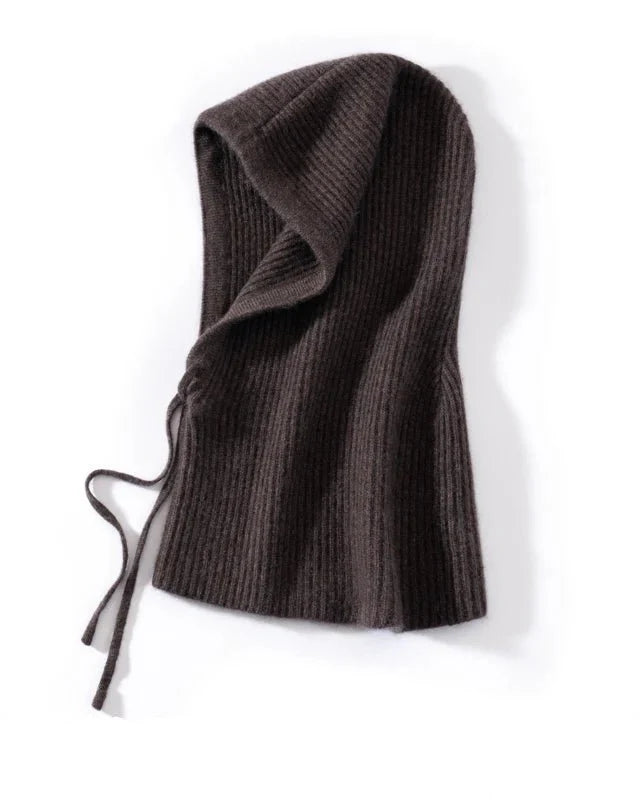Pure Cashmere Knitted Fashion Scarf And Hat