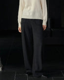 Wide-Leg Trousers With Elastic Waist