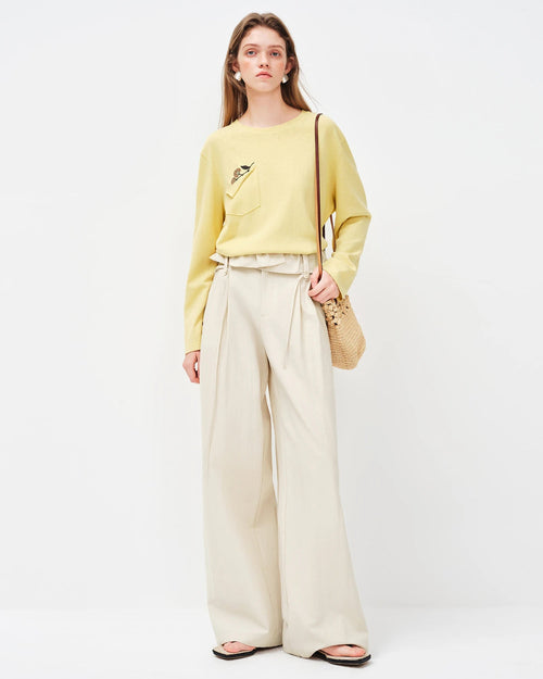 Loose-Fitting Embroidered Sun Protection T-Shirt