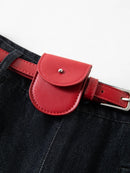 High-Waisted Loose Wide-Leg Jeans