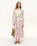 A-Line Ankle-Length Skirt