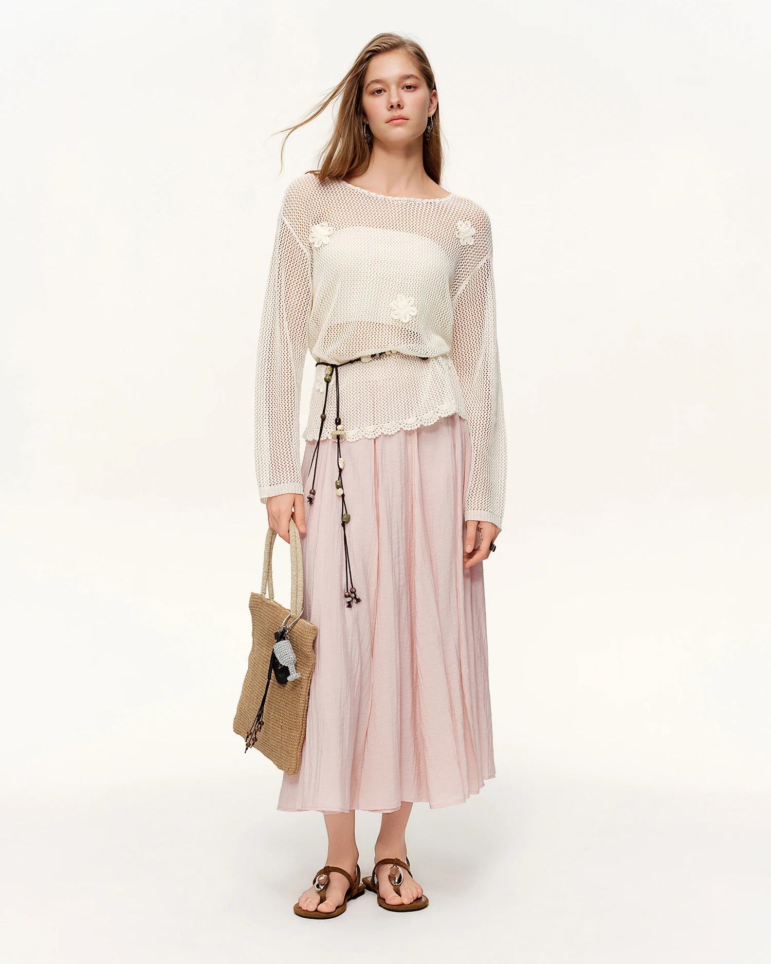A-Line Ankle-Length Skirt