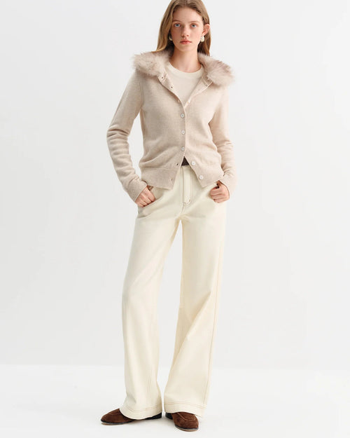 High-Waisted Straight-Leg Full-Length Jeans