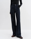 High-Waisted Straight-Leg Full-Length Jeans