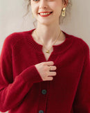 Cashmere Knitted Cardigan