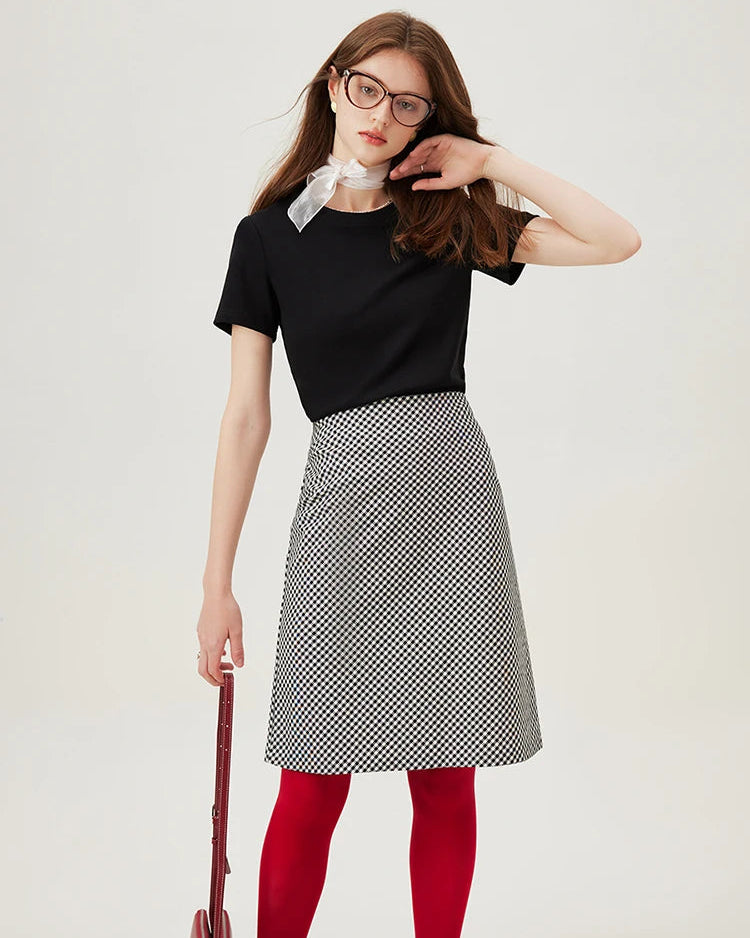 Classic High-Stretch Crew Neck T-Shirt