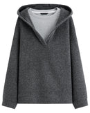 Faux Two-Piece Hooded Set