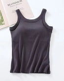 Modal Built-In Bra Sleeveless Sleep Vest Top