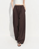 Loose-Fit High-Waisted Wide-Leg Pants