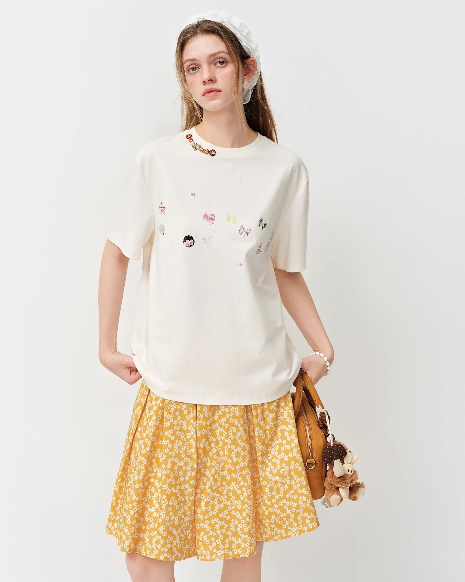 Loose-Fit Printed Short-Sleeve T-Shirt