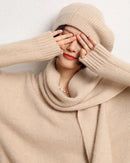 Pure Cashmere Knitted Beret