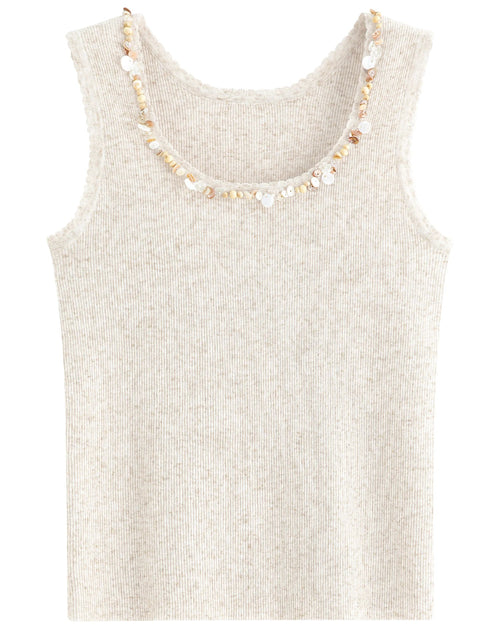 Slim-Fit A-Line Sleeveless Knitted Vest