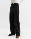 Retro High-Waisted Wide-Leg Jeans