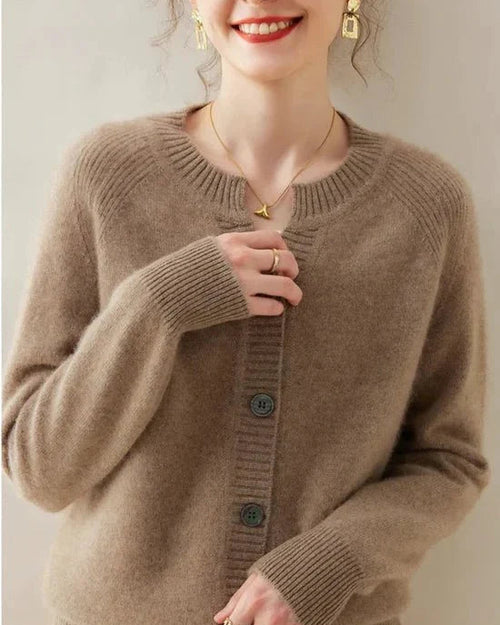 Cashmere Knitted Cardigan