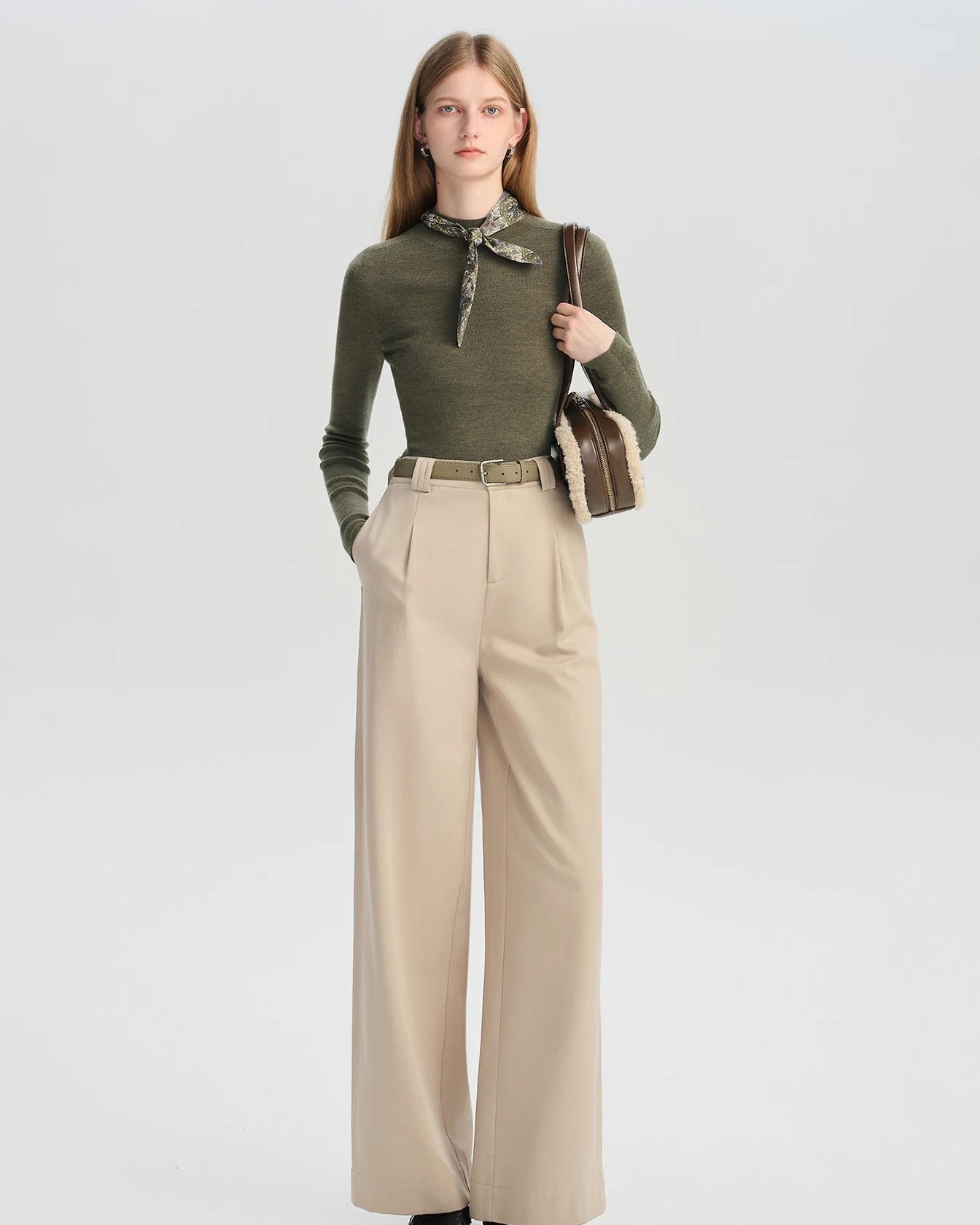 Wool Slim-Fit Knit Sweater