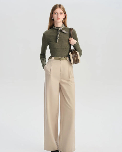 Wool Slim-Fit Knit Sweater
