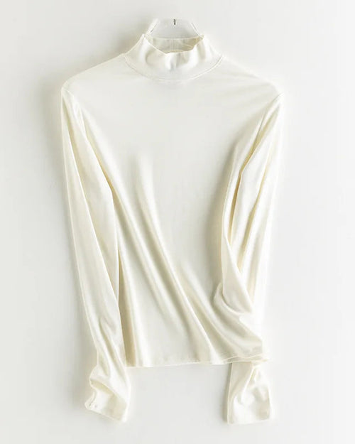 Wool-Blend Long-Sleeve Tee
