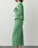 Cotton Long-Sleeve Pajama Two-Piece Set