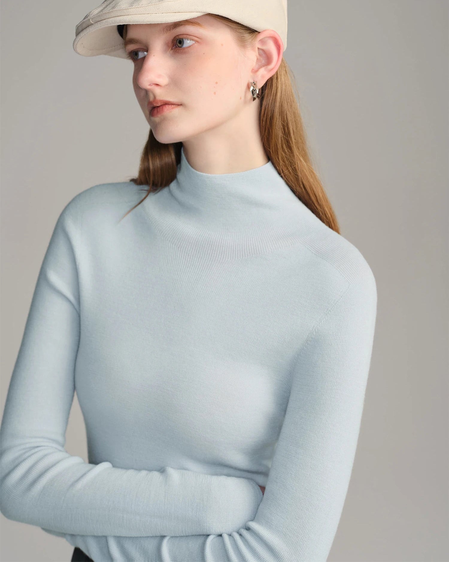 Wool Slim-Fit Knit Sweater