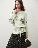 Linen Blend Loose Long-Sleeved T-Shirt