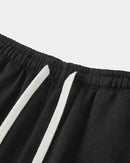 Cotton Terry Drawstring Casual Shorts