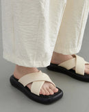 Pleated High-Waist Wide Leg Trousers