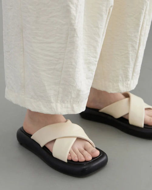 Pleated High-Waist Wide Leg Trousers