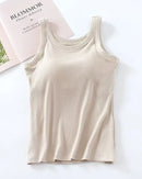 Modal Built-In Bra Sleeveless Sleep Vest Top