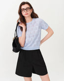 Lightweight Short-Sleeve Knit T-Shirt