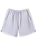 Cotton Terry Drawstring Casual Shorts