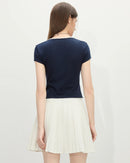 Simple Fake Two-Piece T-Shirt
