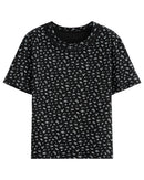 Slim-Fit Floral Short-Sleeve Cotton T-Shirt