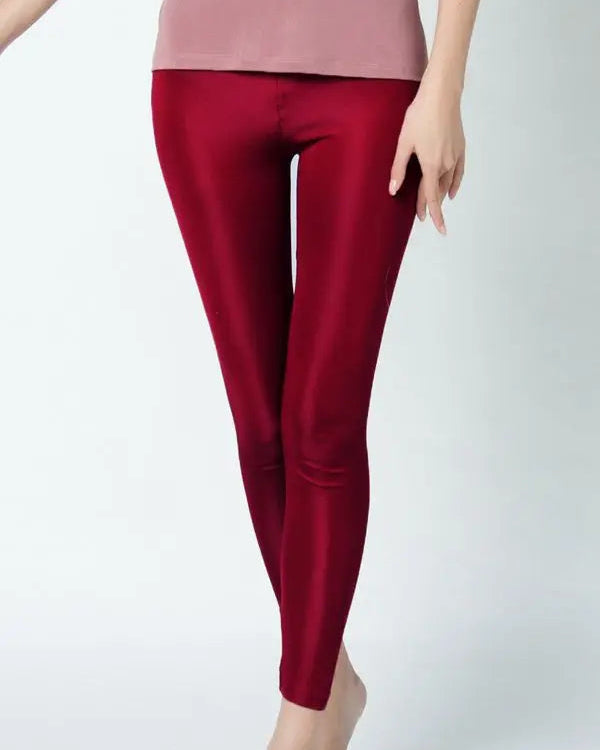 Sleek Stretch Silk Bottoming Pants