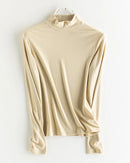 Wool-Blend Long-Sleeve Tee
