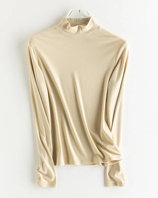 Wool-Blend Long-Sleeve Tee