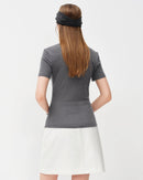 Silk Blend V-Neck Knit Top