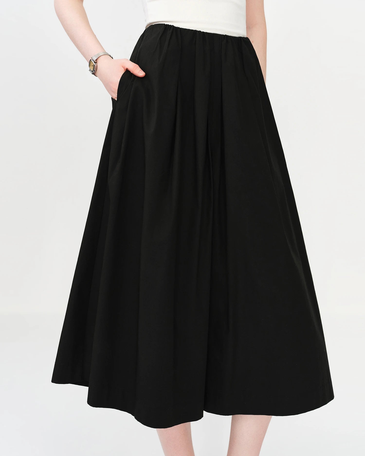 Pure Cotton Wide-Leg Casual Pants