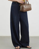 Loose High-Waist Wide Leg Lyocell Jeans