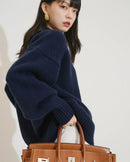 Round Neck Wool Sweater