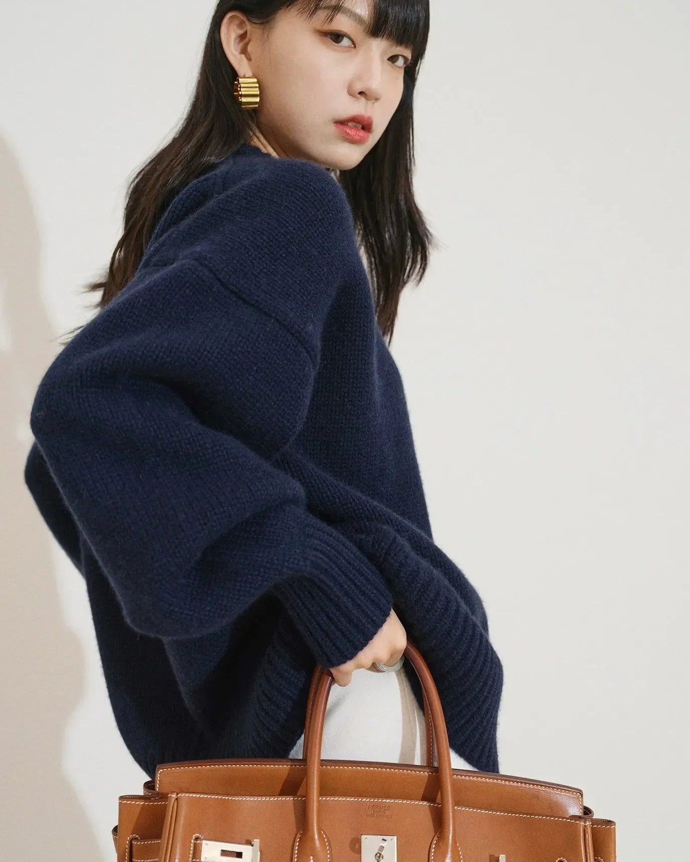 Round Neck Wool Sweater