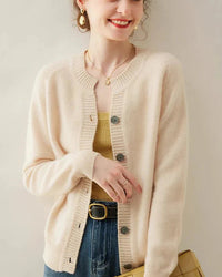 Cashmere Knitted Cardigan