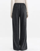 High-Waisted Straight-Leg Pants